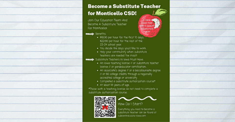 Become a Substitute